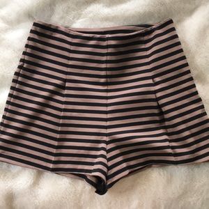 Free People striped shorts